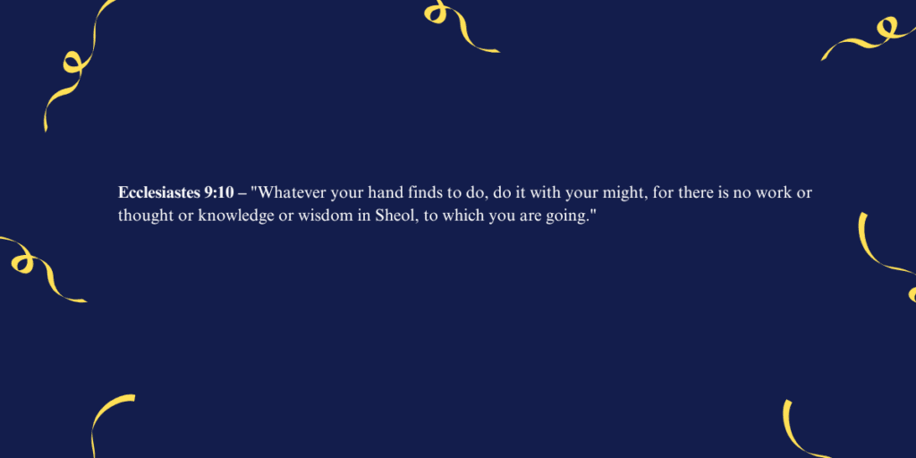 Ecclesiastes Bible Quotes About Success