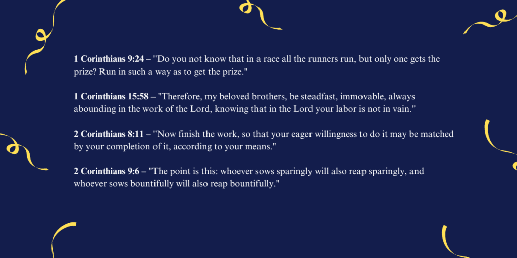 Corinthians Bible Quotes About Success