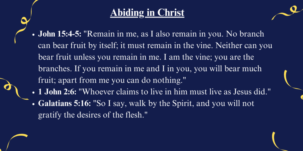 Abiding in Christ
